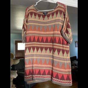 Chaps Multi Color Sweater